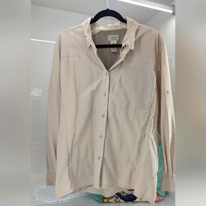 LL Bean camping/sporting women's shirt size XL
